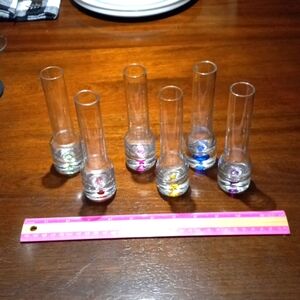 Bubble bottom shot glasses